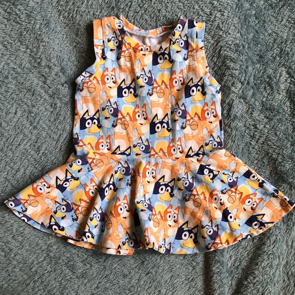 Handmade Bluey peplum